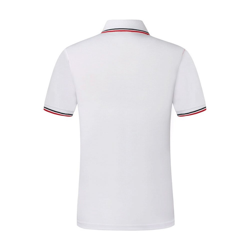 Men's Polo T-Shirt Fashionable Solid Color Short Sleeve Customizable Sublimation Made Knitted Fabric Blank Polo T-Shirt