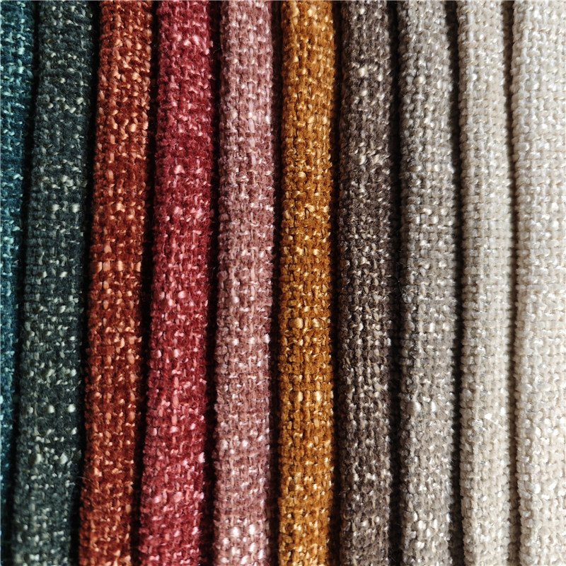 Manufacturers Direct Selling Sofa fabric upholstery 100%Polyester Linen sofa fabric