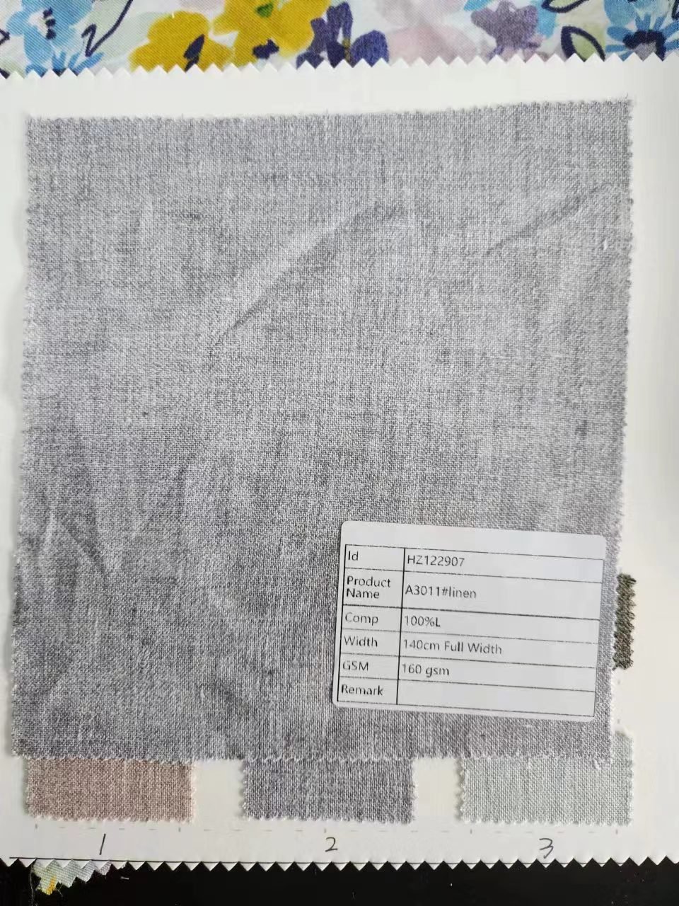 100 linen fabric for luxury garment