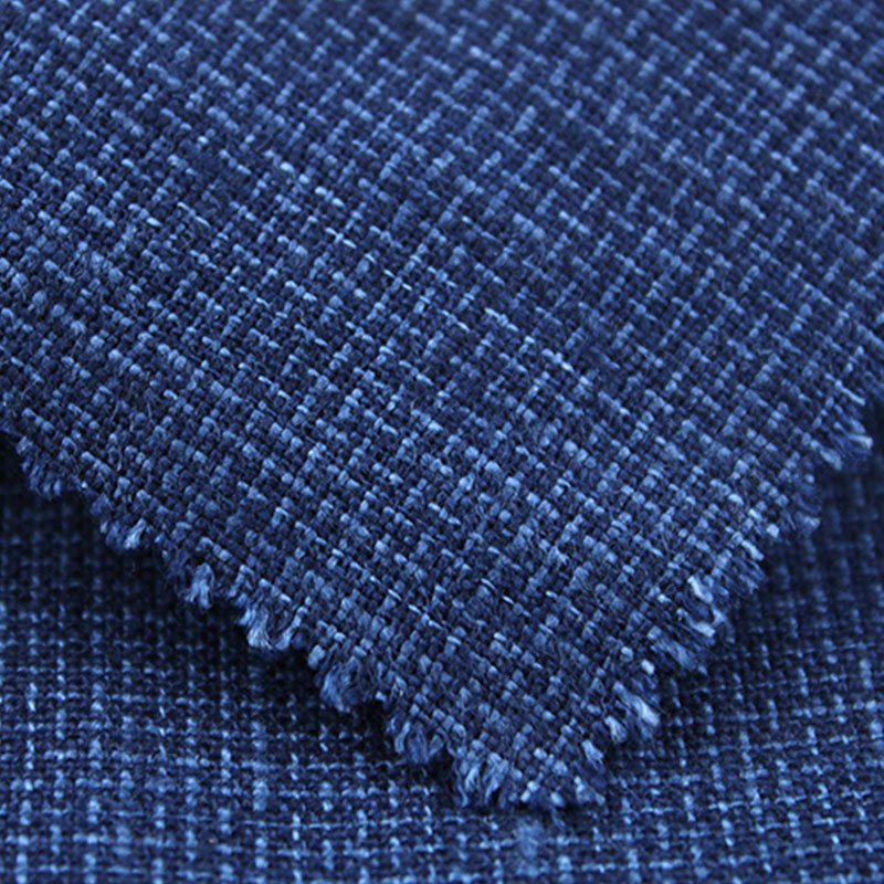 One-Stop Service Pure Linen Spun Yarn Dyed Natural Fibre Fabric For Suit Linen Fabric
