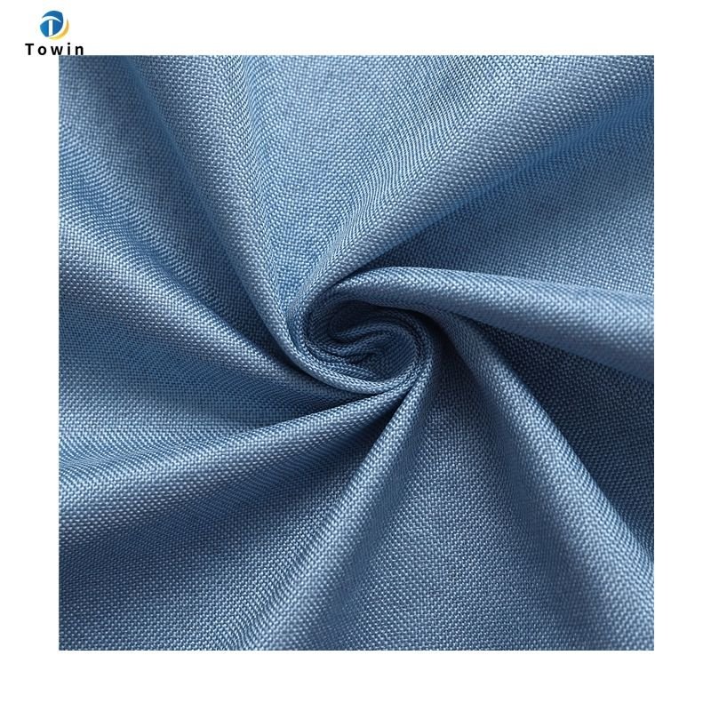 Home Deco Linen Fabric Curtain 100% Polyester Faux Linen Fabric For Sofa and hometextile