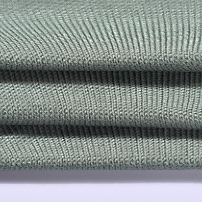 Baby Clothes Fiber Textile Fabric Knit Organic Cotton Bamboo Fabric Raw Bamboo Fiber