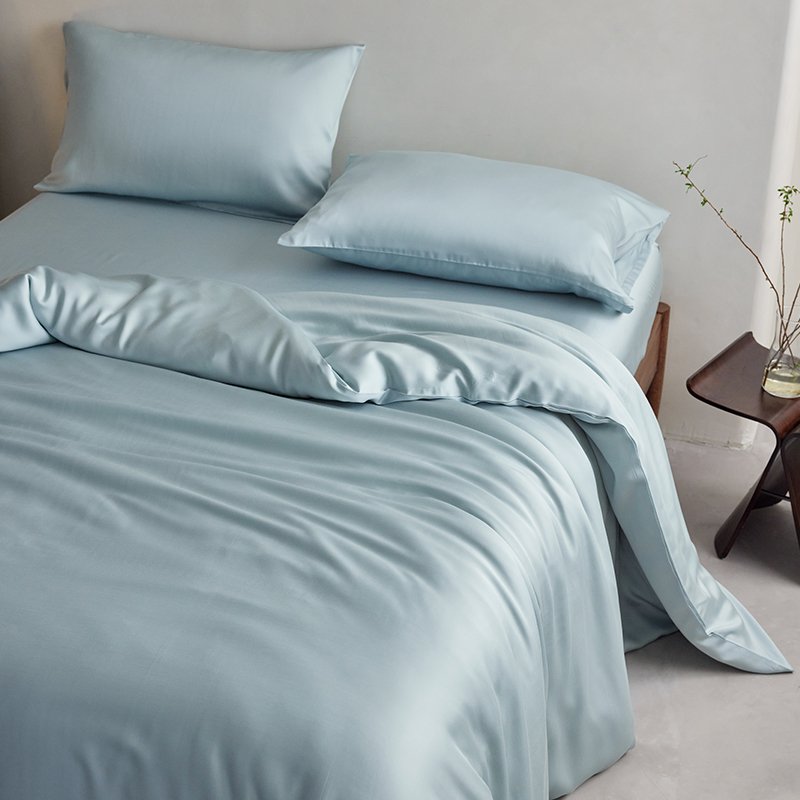 bamboo bed sheets luxury hotel bedding customized design skin-friendly summer cooling bamboo bedding sets for bedroom and hotel