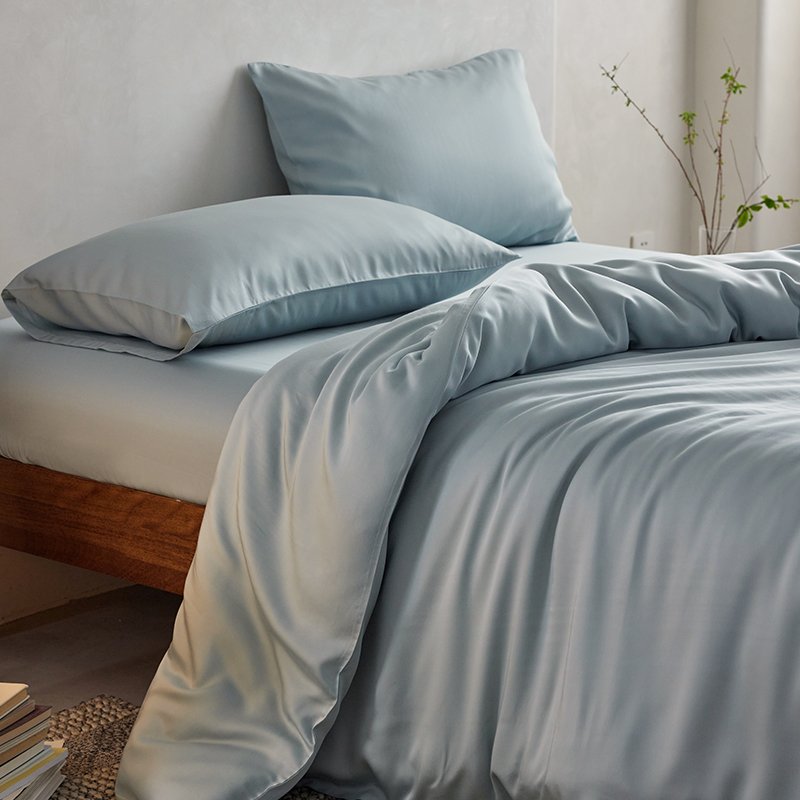 bamboo bed sheets luxury hotel bedding customized design skin-friendly summer cooling bamboo bedding sets for bedroom and hotel