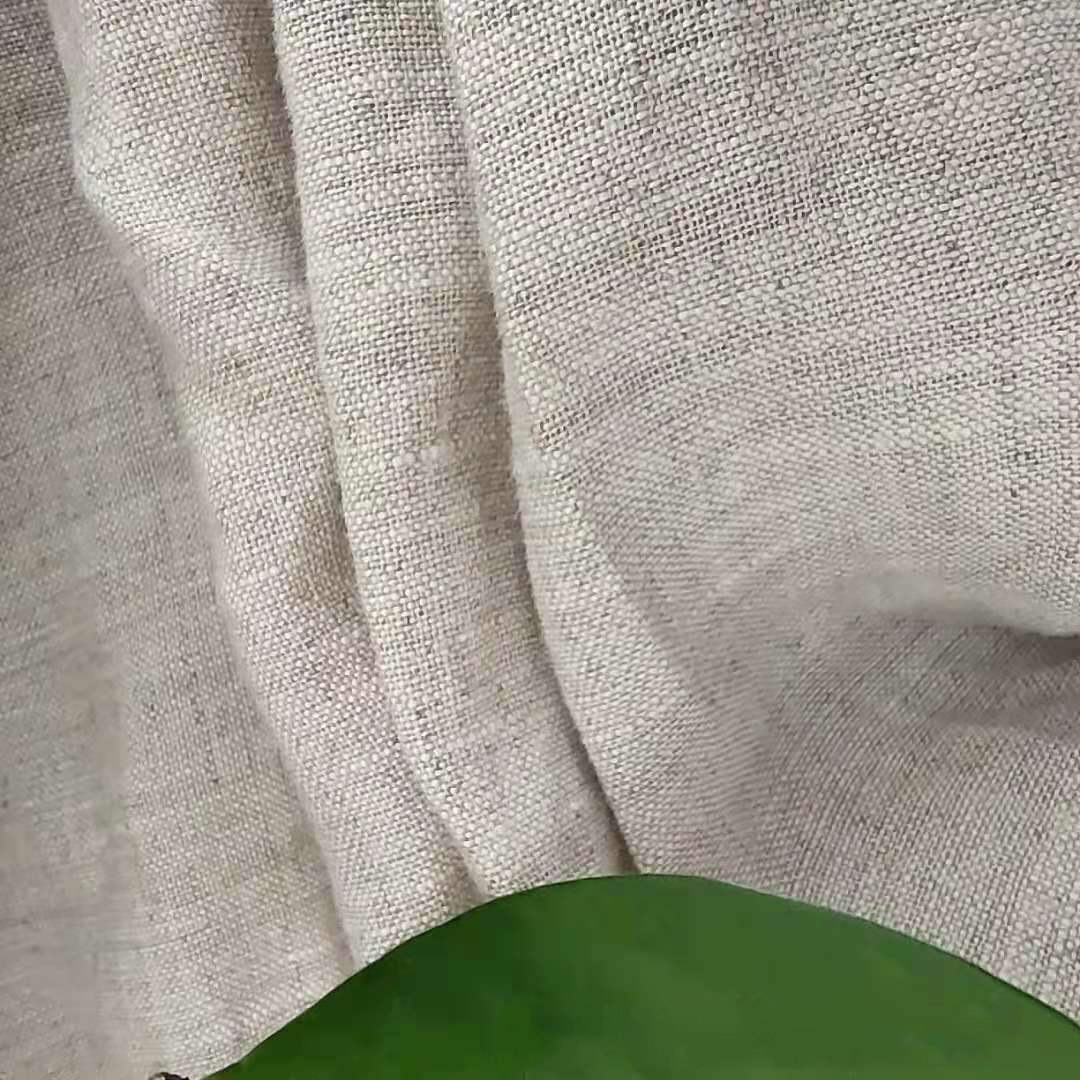 100% linen fabric for clothing linen/cotton fabric 100 pure linen fabric