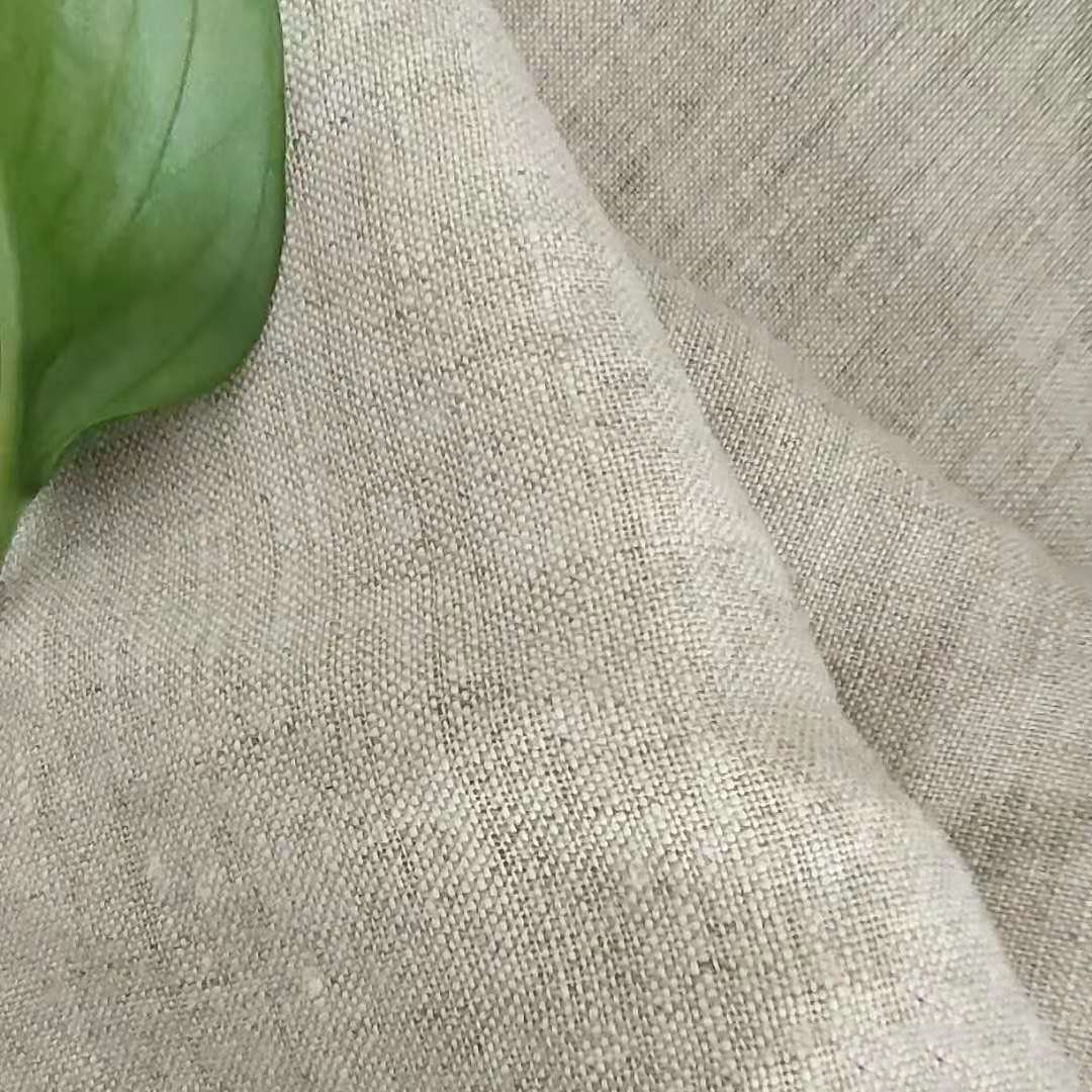 100% linen fabric for clothing linen/cotton fabric 100 pure linen fabric