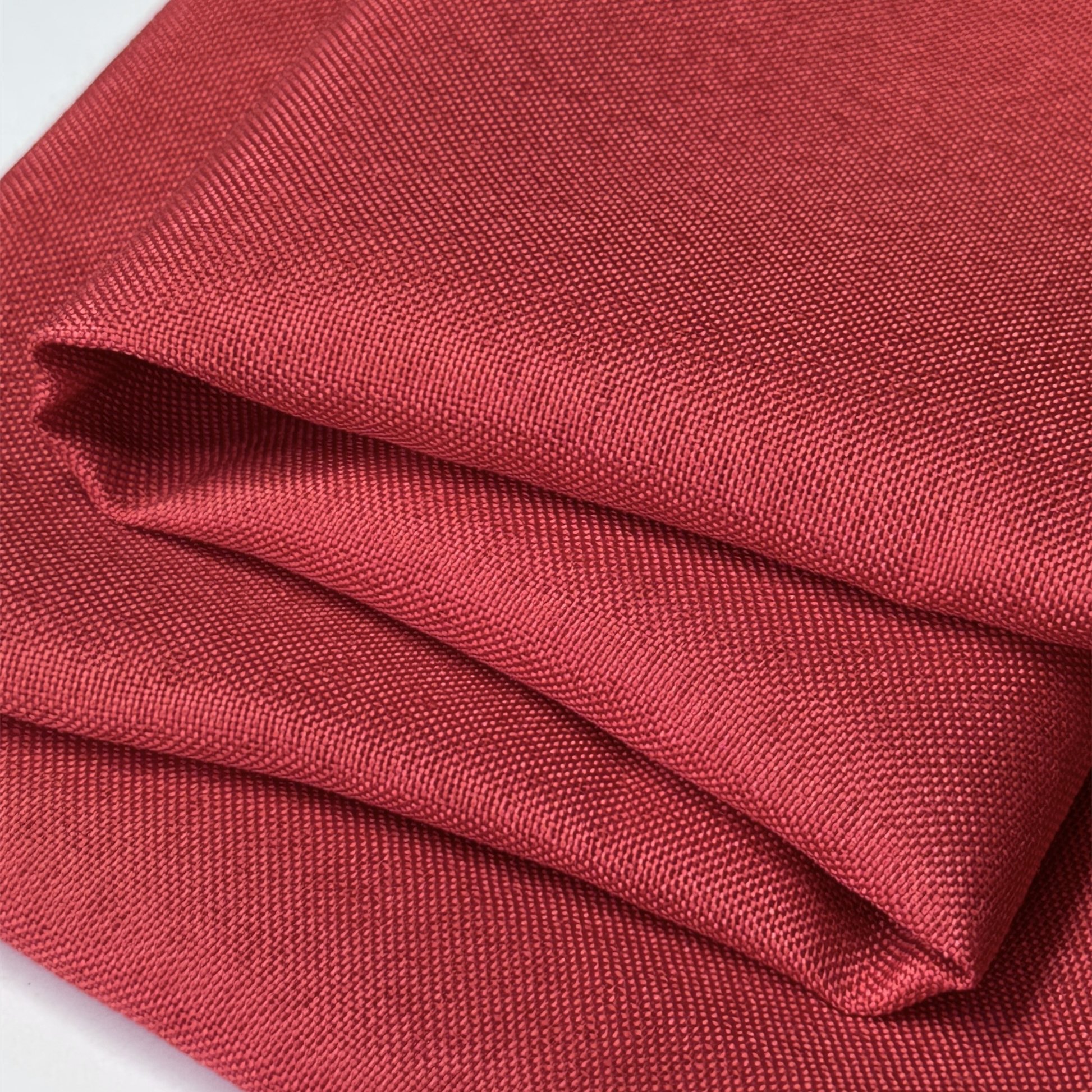 Custom 100% Polyester Linen-Like Home Woven Textile Plain Style Fabric for Upholstery
