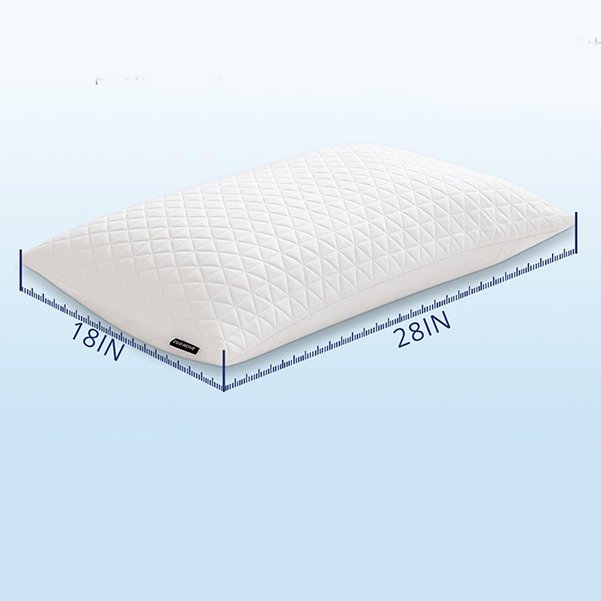 Custom Logo Bamboo Neck Support Adjustable Height Shredded Memory Foam Bed Pillows For Sleep