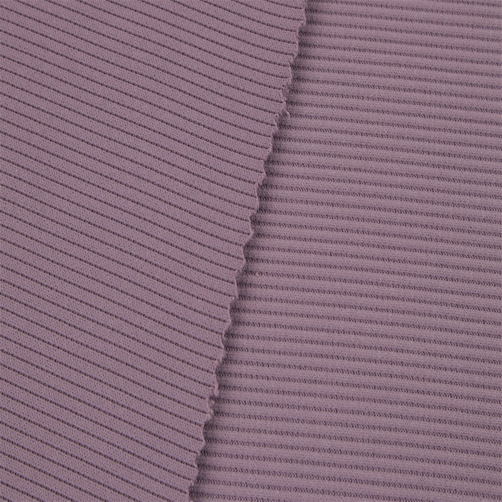 L007 Sample Order 100% Polyester Fabric Suitable Thread Cuffs Women's Pants Dresses Fabric High Quality Rib Knitted Fabric