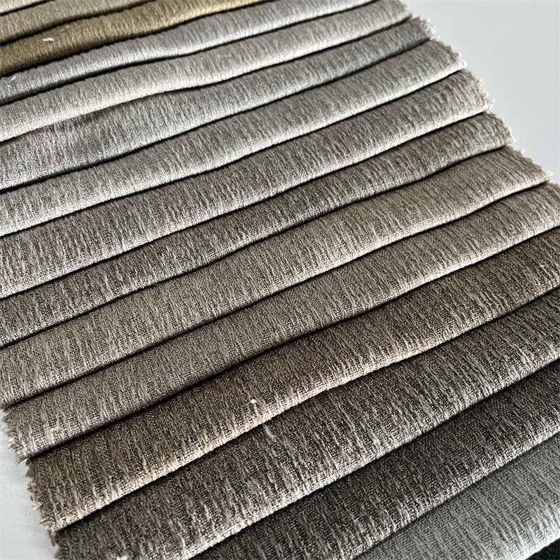 fashion printed embossed linen curtain upholstery fabrics sofa fabric for furniture textile
