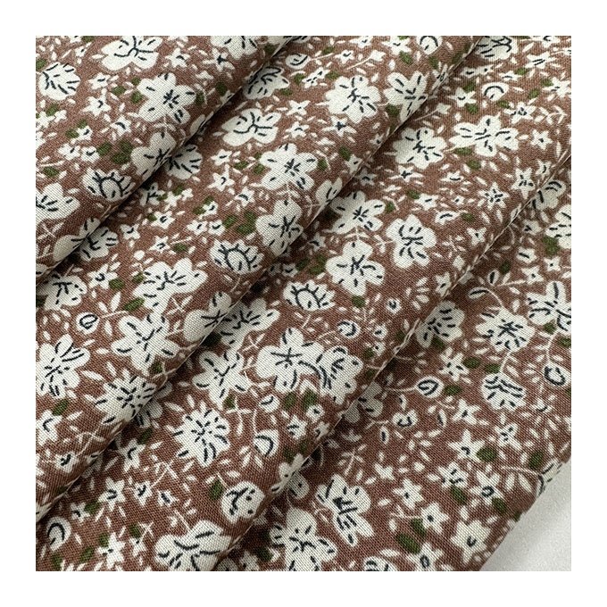 100% Polyester four Way Span Print flower chiffon satin fabric material for dresses clothing