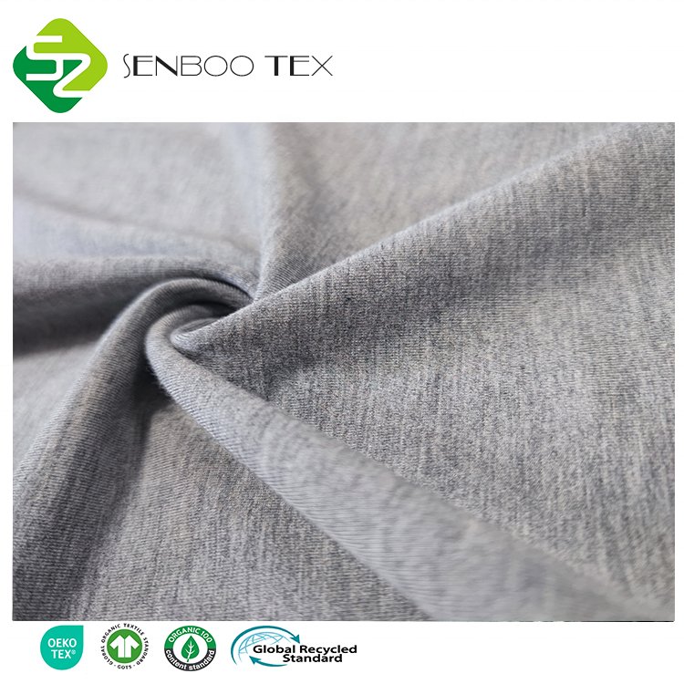 Super Soft 95% Bamboo 5% Elastic Jersey Nano Bamboo Charcoal Viscose Fabric for Classic Bikini Underwear Knitted Techniques
