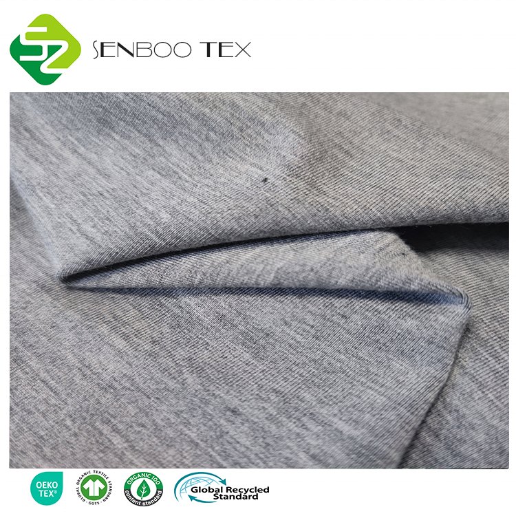Super Soft 95% Bamboo 5% Elastic Jersey Nano Bamboo Charcoal Viscose Fabric for Classic Bikini Underwear Knitted Techniques
