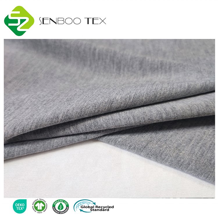 Super Soft 95% Bamboo 5% Elastic Jersey Nano Bamboo Charcoal Viscose Fabric for Classic Bikini Underwear Knitted Techniques