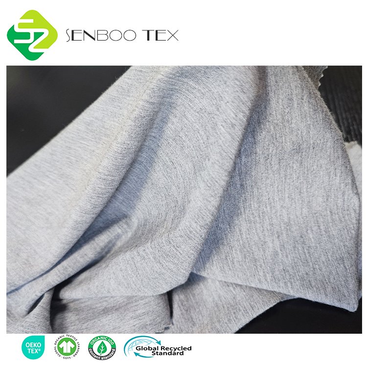 Super Soft 95% Bamboo 5% Elastic Jersey Nano Bamboo Charcoal Viscose Fabric for Classic Bikini Underwear Knitted Techniques
