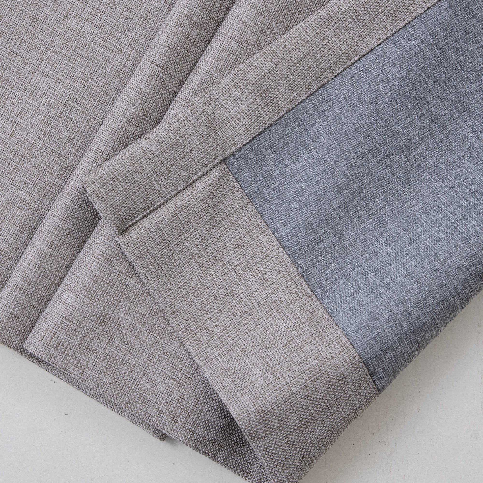 Factory Wholesale 100% Polyester Anti-UV Full Blackout Heat-Insulated Curtain Fabric Yarn-Dyed Plain Suede with Roll Packing