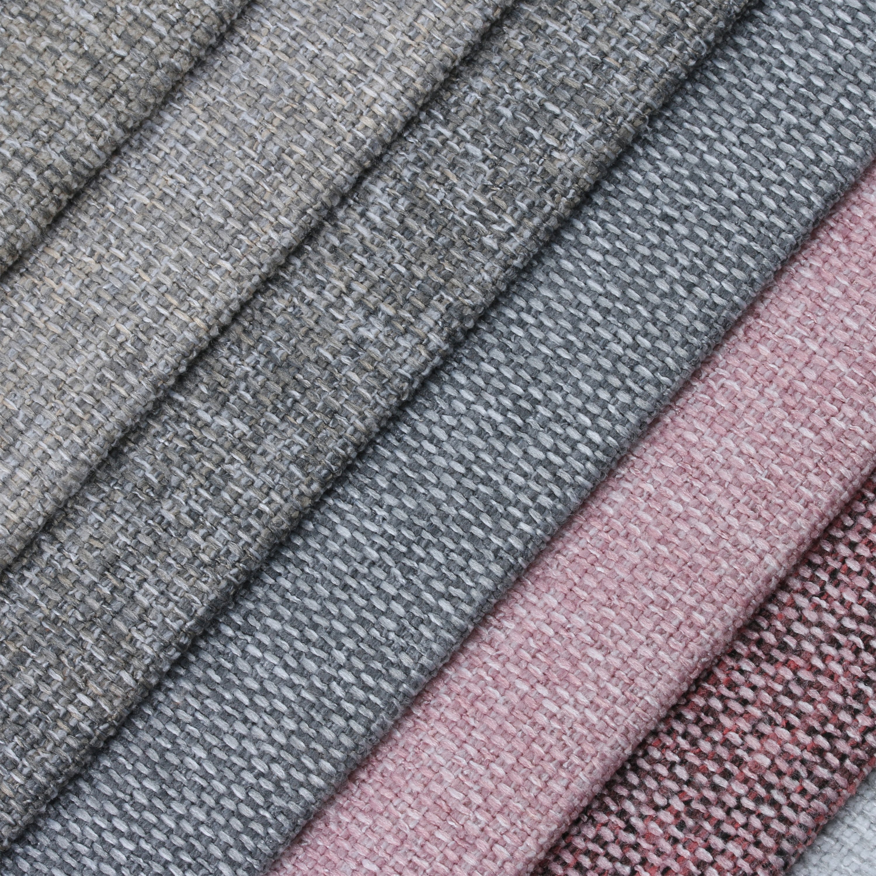 Upholstery Polyester sofa fabric Home Decor Wholesale Linen like Fabric for Sofa and furniture