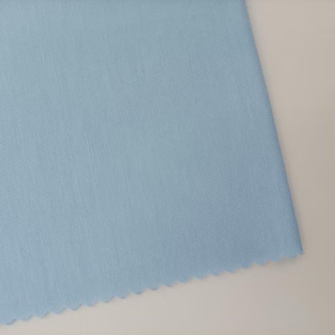 Hot Sale Custom Color 180Gsm 95 Bamboo 5 Spandex Jersey Fabric Bamboo Spandex Fabric Bamboo Fabric T-Shirt