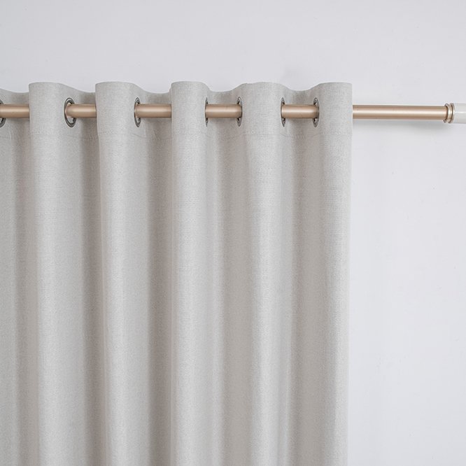 Wholesale 25 Colors Simple and Elegant 100% Polyester Woven Fabric Plain Style Look Blackout Curtains Material for Cotton Linen