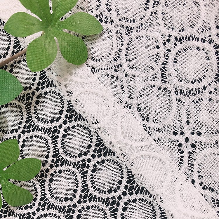 2022 jacquard patterned fireproof 100% polyester living room wholesale white turkey lace sheer curtain fabric
