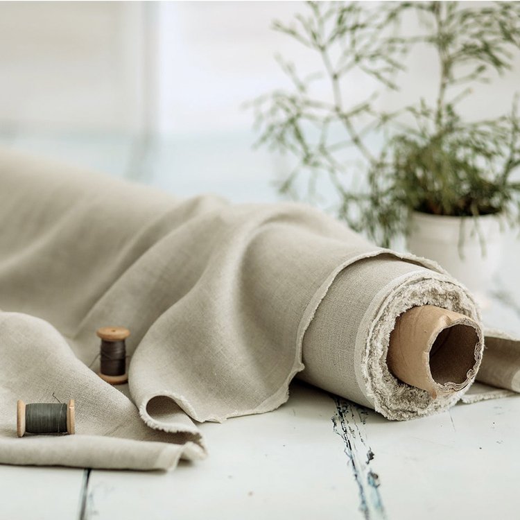 OEKO TEX washed soft french high quality garment pure material wholesale 100% linen fabric
