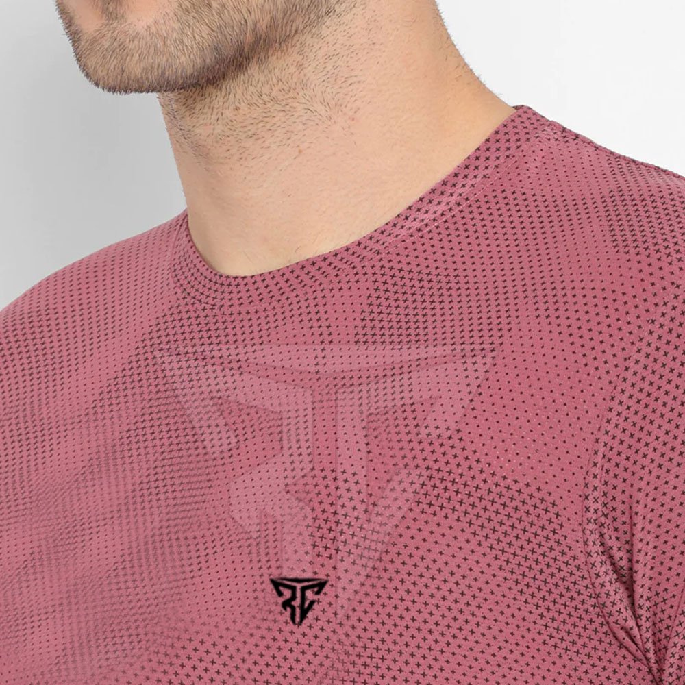 Custom Made Summer Wear Short Sleeve T-Shirt Quick Dry Knitted Fabric with Breathable Feature Printed Pattern for Private Label
