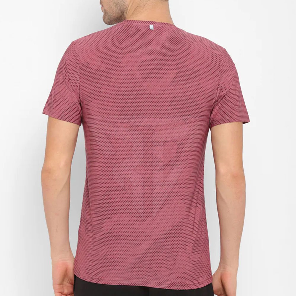 Custom Made Summer Wear Short Sleeve T-Shirt Quick Dry Knitted Fabric with Breathable Feature Printed Pattern for Private Label