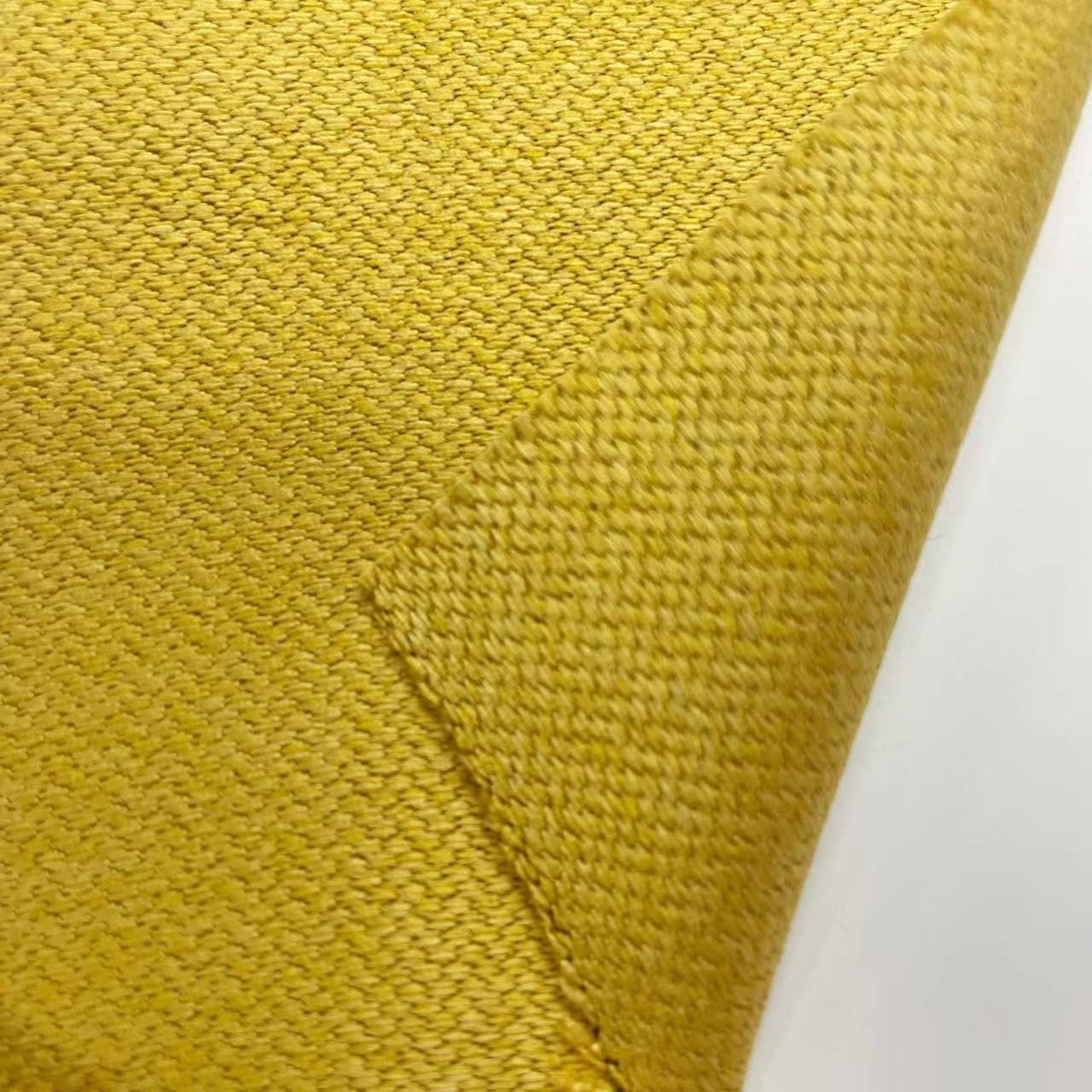 Factory Supply Soft Hand Feeling Semi Plain Linen Thermal Insulated Dim Out Curtain Fabric
