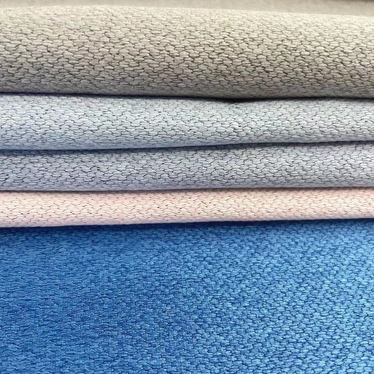Factory Supply Soft Hand Feeling Semi Plain Linen Thermal Insulated Dim Out Curtain Fabric