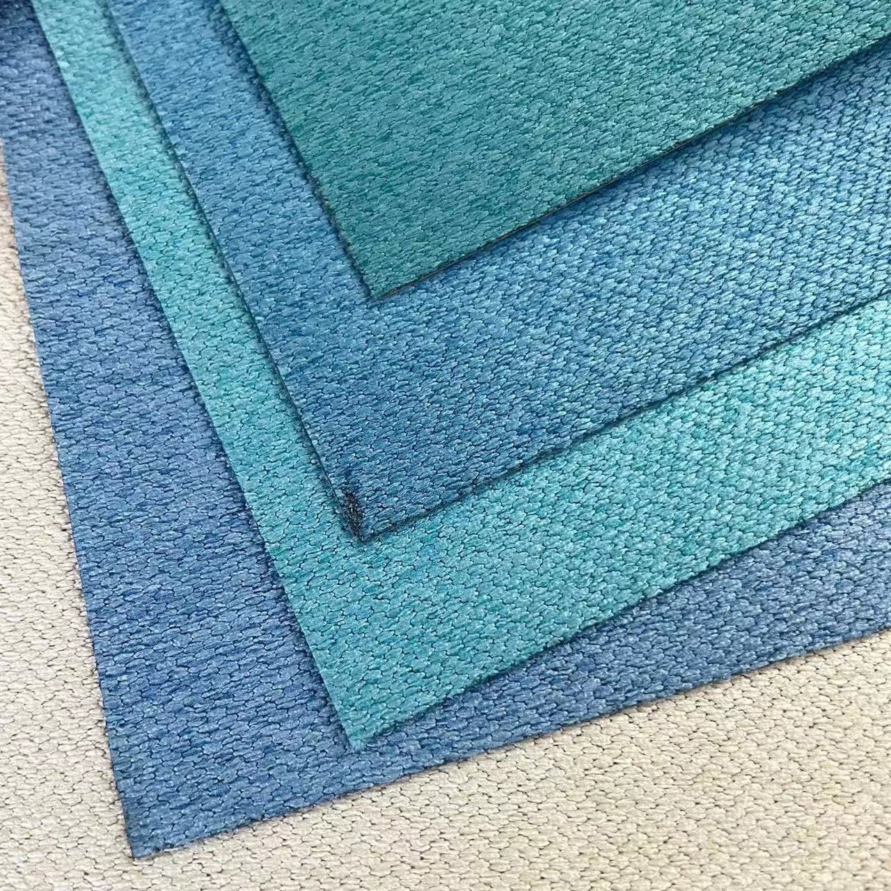 Factory Supply Soft Hand Feeling Semi Plain Linen Thermal Insulated Dim Out Curtain Fabric