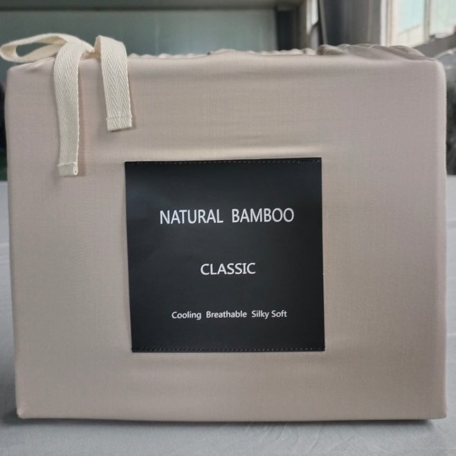 wholesales luxury 300TC oganic bamboo fabric 290cm for bed sheet use
