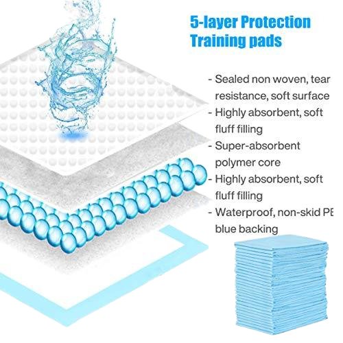 guinea pigs dogs cats water proof disposable polymer Pet Pee Pad Waterproof Pet Training Urine Pee Absorption Potty Wee Pads