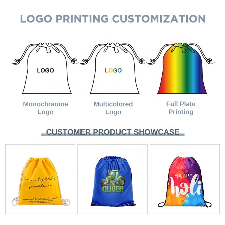 huahao wholesale 100% small large fair trade linen organic custom print muslin cotton canvas drawstring bag white high quality