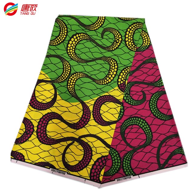 african customization fabric wax ankara wax 6 yards 100% polyester print