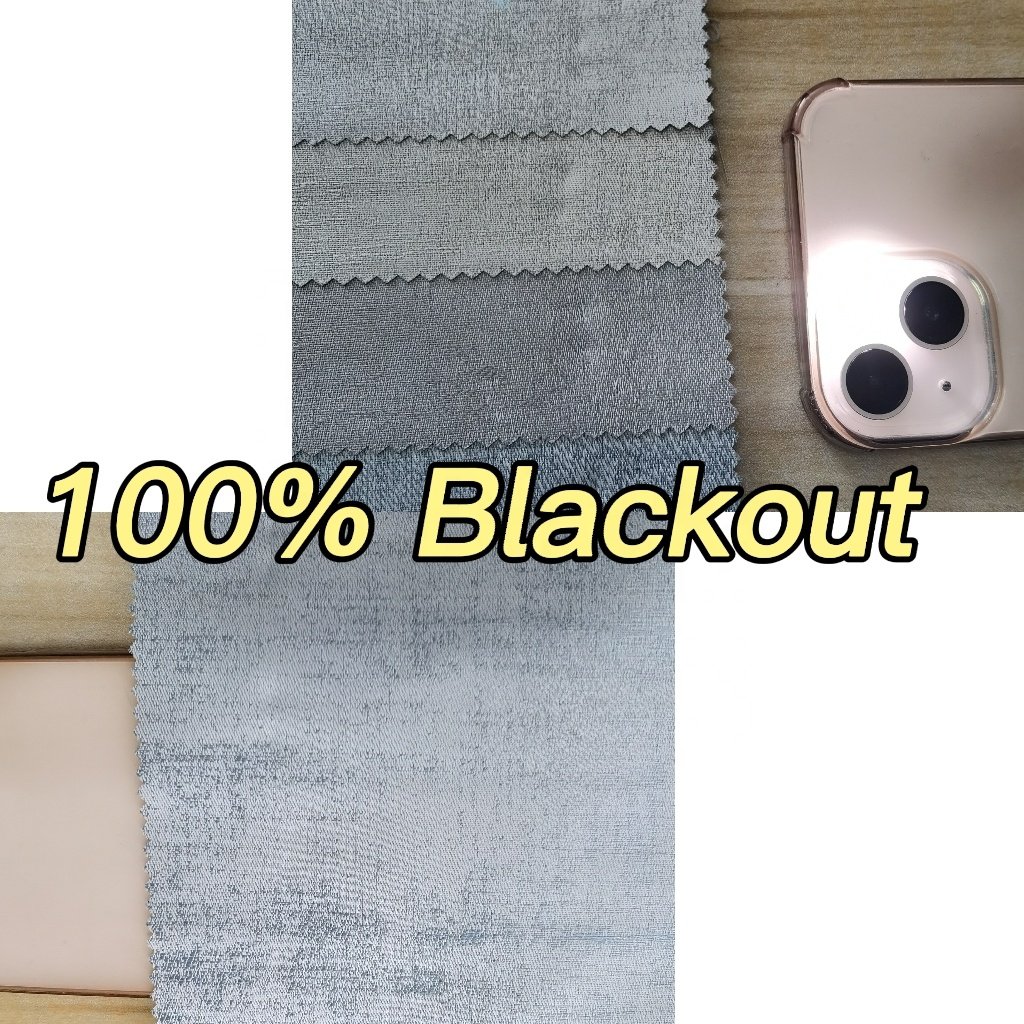 Soft Energy Saving Thermal Insulated Coating Blackout Drapes for Living Room