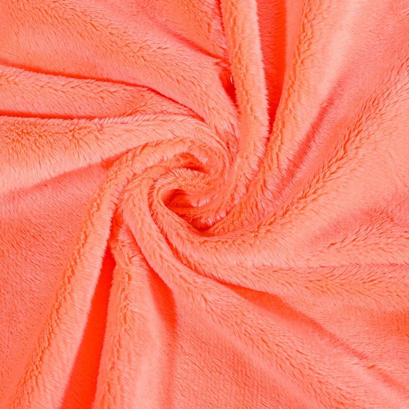 Pillow Fabric Factory Stock 100% Polyester Carpet, Dog Kennel Toys, Fashion Plain Dyed Clothes 1 Meter Super Soft Short Plush