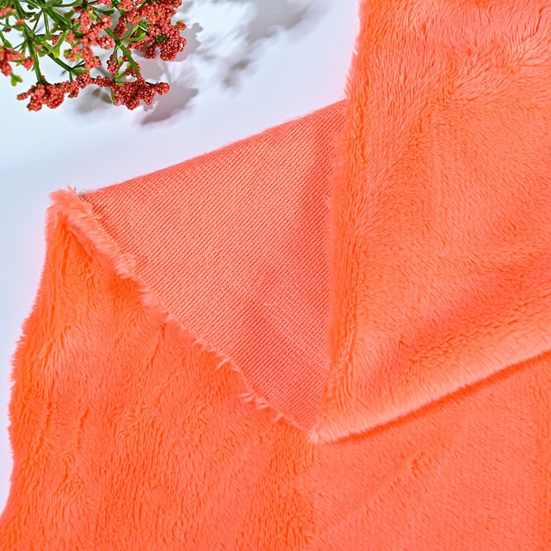 Pillow Fabric Factory Stock 100% Polyester Carpet, Dog Kennel Toys, Fashion Plain Dyed Clothes 1 Meter Super Soft Short Plush