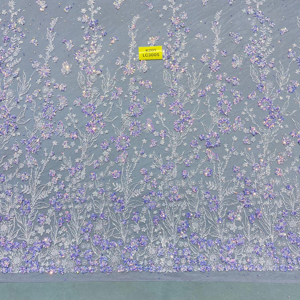 Lavender Glitter Feather Sequin Mesh Fabric For One Piece Evening Dress Wedding Dress Fabric Mesh Gold Spray Piece
