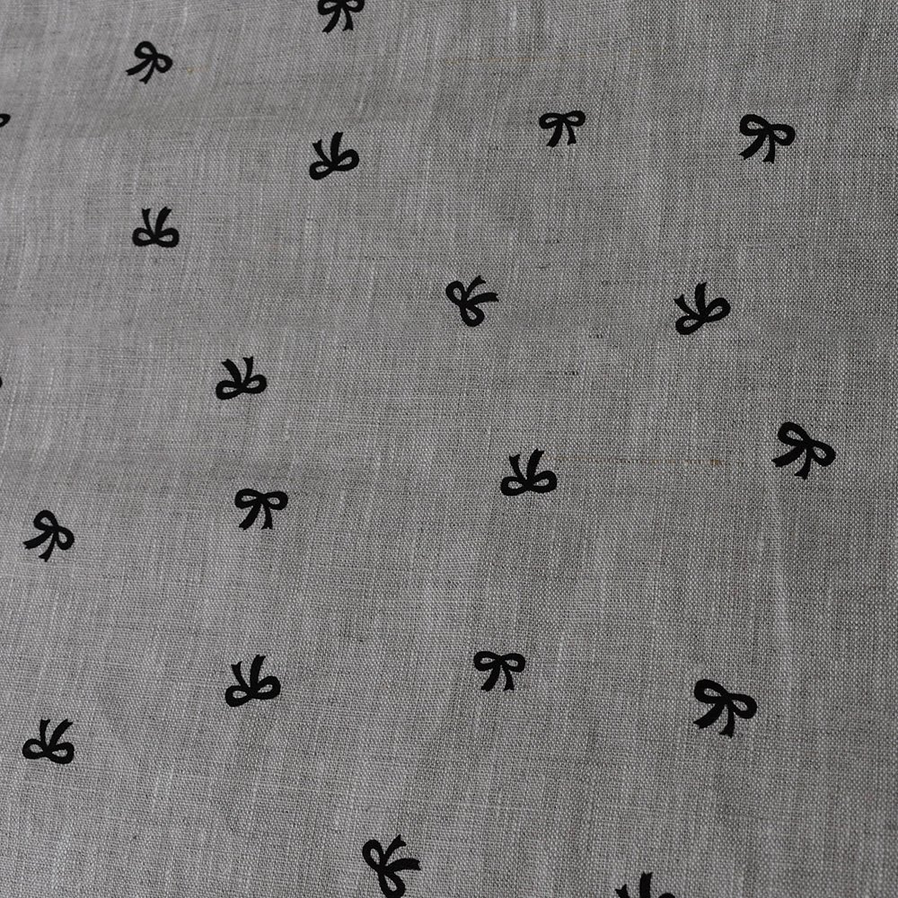Linen Fabric for Clothing Printed Polka Dots Custom Printing Fabric Make shirts skirts Fashionable and Natural Linen Wholesale