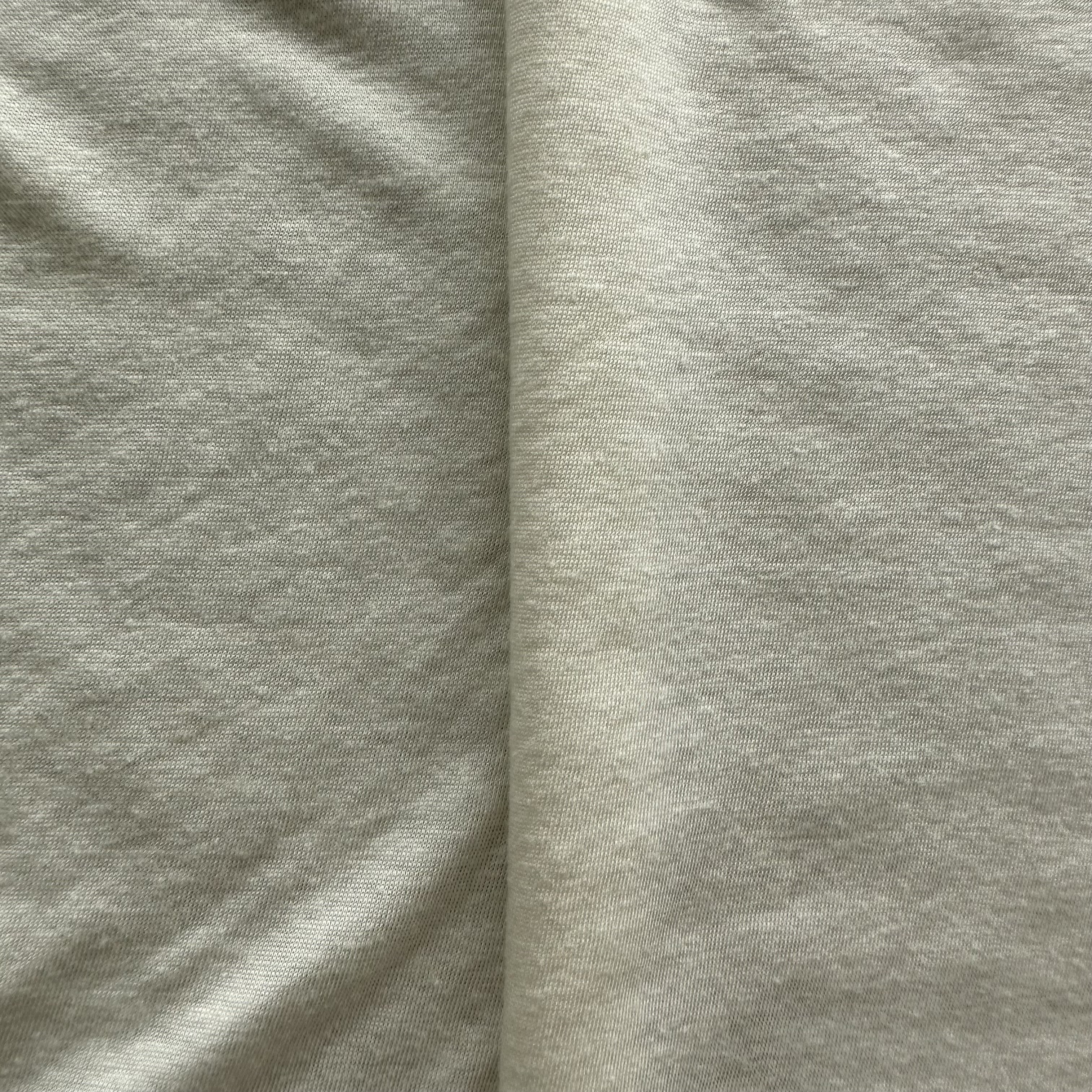 OCS certified 55%linen 45%organic cotton jersey 180gsm