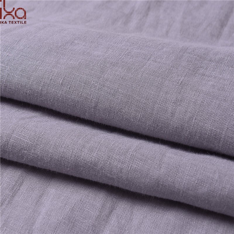 Wholesale Plain Dye 100% Washed Linen Fabric Textile for Bed and Curtain 280cm