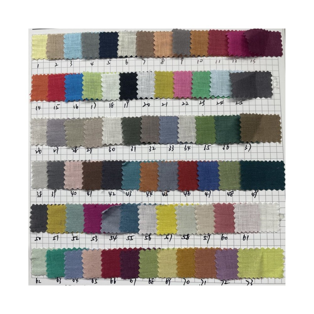 2024 Linen fiber fashion scarves Textile industry 100%Linen