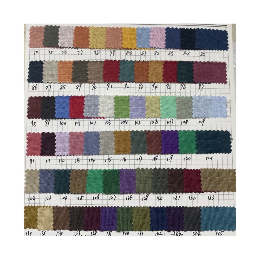2024 Linen fiber fashion scarves Textile industry 100%Linen