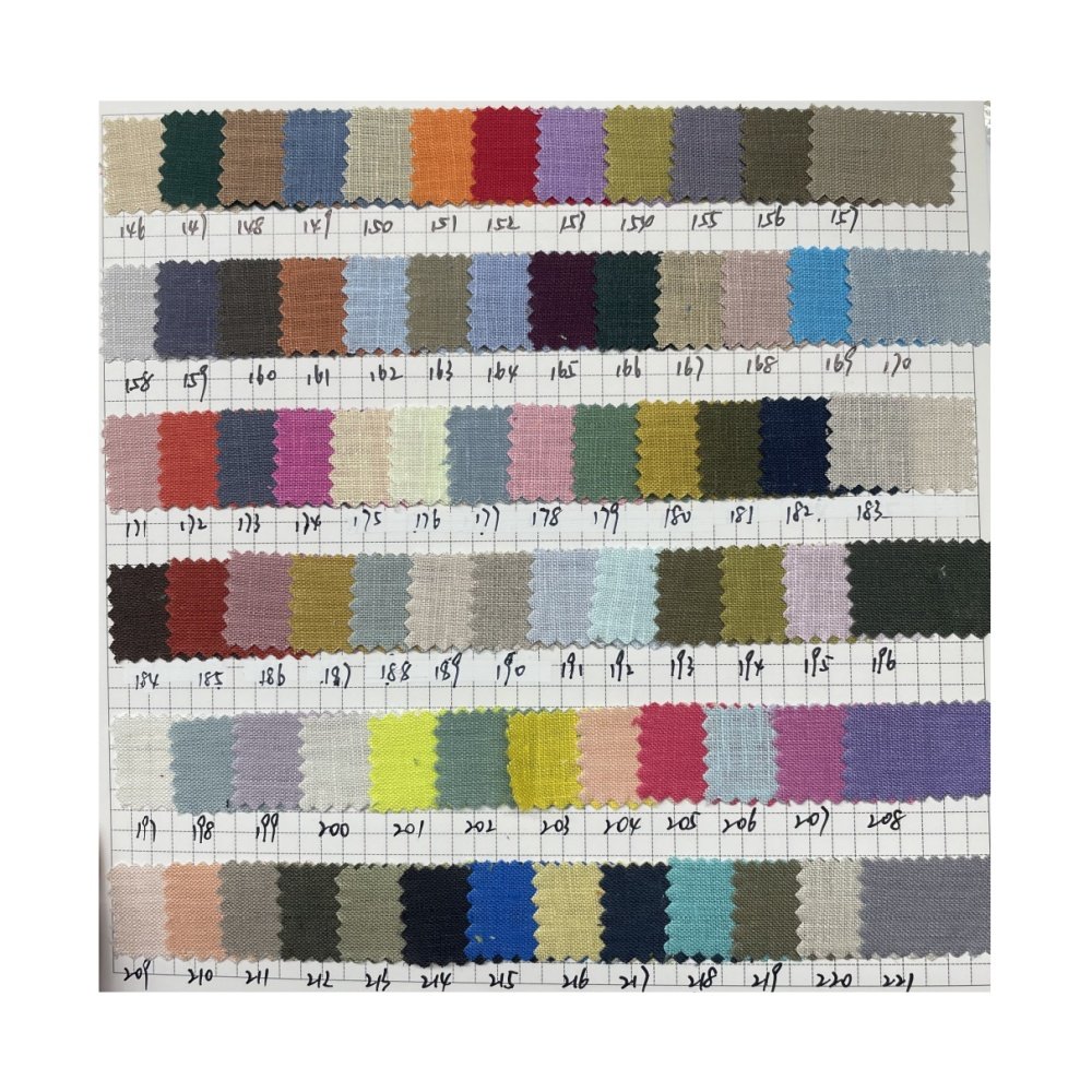 2024 Linen fiber fashion scarves Textile industry 100%Linen