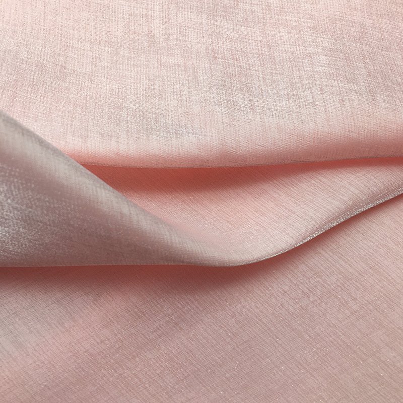 HIGH QUALITY LIGHTWEIGHT FABRIC CLOTHING FABRIC SHINNY ORGANZA glitter satin fabric FOR GARMENTS