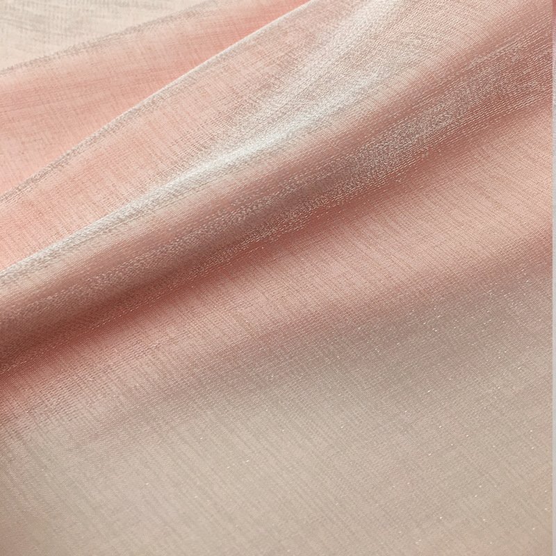 HIGH QUALITY LIGHTWEIGHT FABRIC CLOTHING FABRIC SHINNY ORGANZA glitter satin fabric FOR GARMENTS
