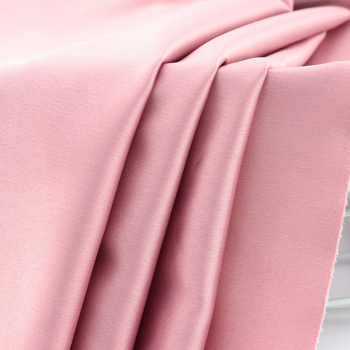 Charmeuse 140gsm 95 Polyester 5 Spandex Woven Dyed Satin Fabric High Stretch Matte Duchess Satin Fabric
