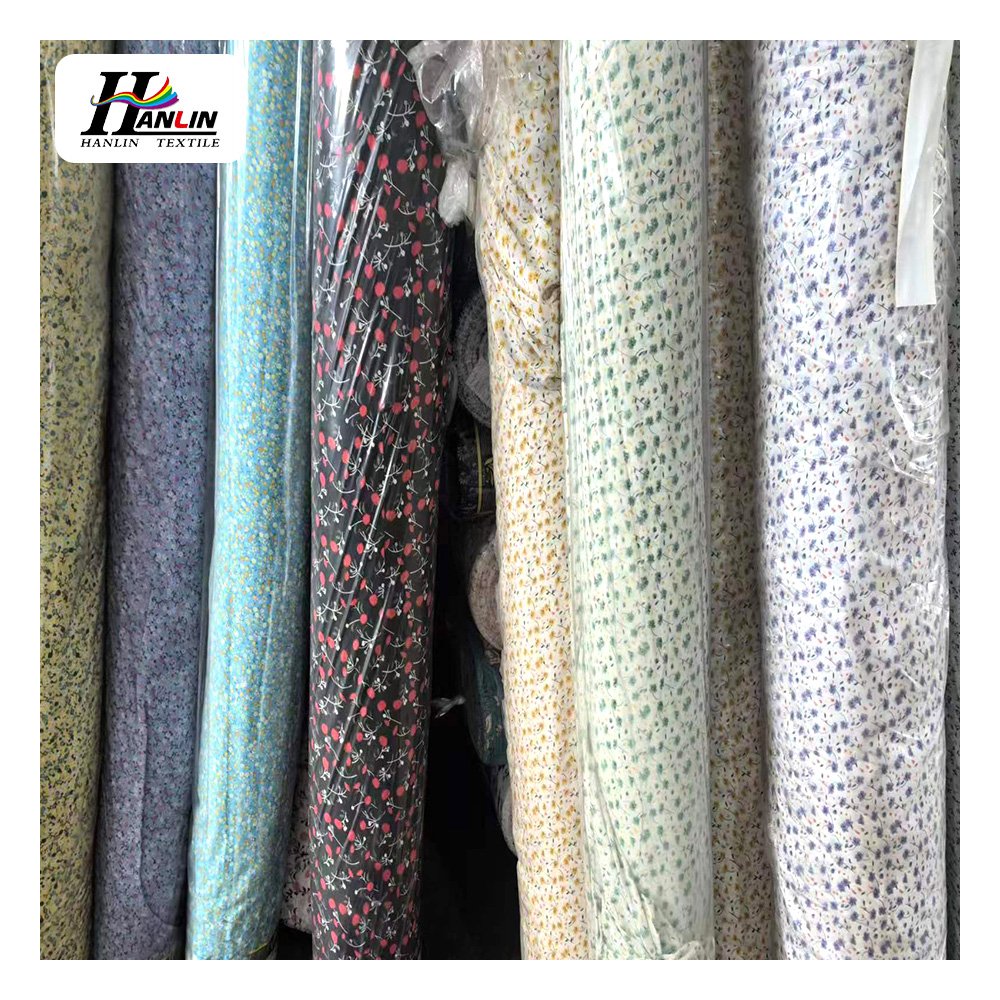 ready stock 100% polyester fabric 150GSM wear-resistant chiffon satin cey fabric digital printed for clothing