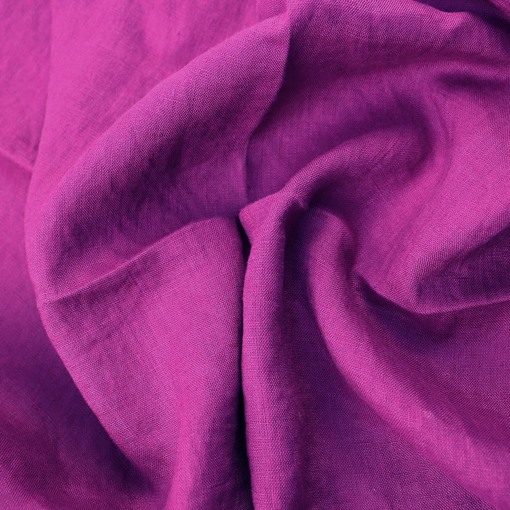 wholesale pure linen fabric In stock high quality solid colors 100% linen fabric for clothing
