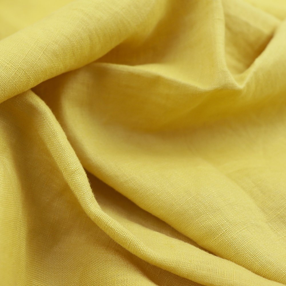 wholesale pure linen fabric In stock high quality solid colors 100% linen fabric for clothing